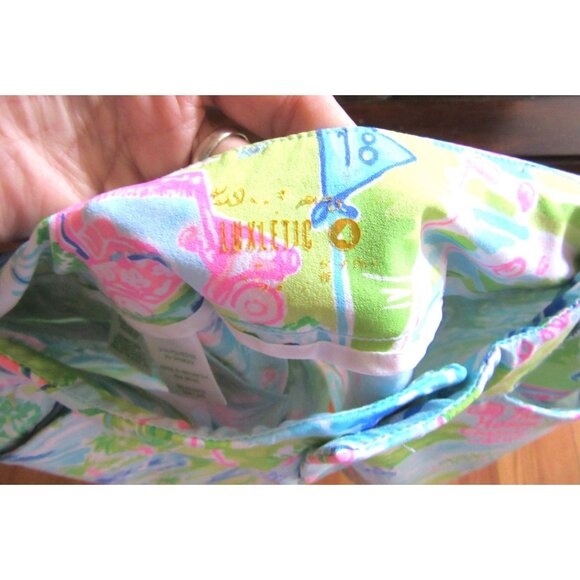 Lilly Pulitzer Luxletec Honda Classic Bermuda Golf Shorts Size 4 - Picture 5 of 5